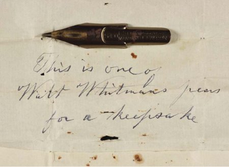 One of Walt Whitman's pens